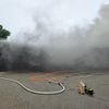 FW Gronau: Feuer in Lagerhalle am Heerweg