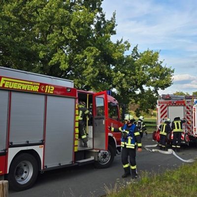 FW-WRN: Feuerwehren Werne und Ascheberg proben den Ernstfall - Gelungene Gemeinschaftsübung an der Gemeindegrenze