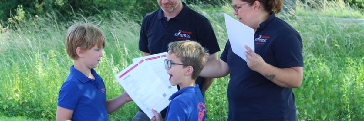 FW Kranenburg: Kinderfeuerwehr Kranenburg absolviert erfolgreich ihre Prüfung