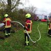 FW Reichenau: Brennender Strohhaufen gelöscht, 17.11.2025, Reichenau-Mittelzell