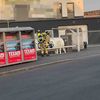 FW Alpen: Gasaustritt an Gastankstelle