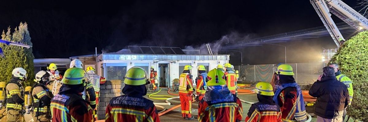 FW-SE: Gebäudebrand in Kaltenkirchen