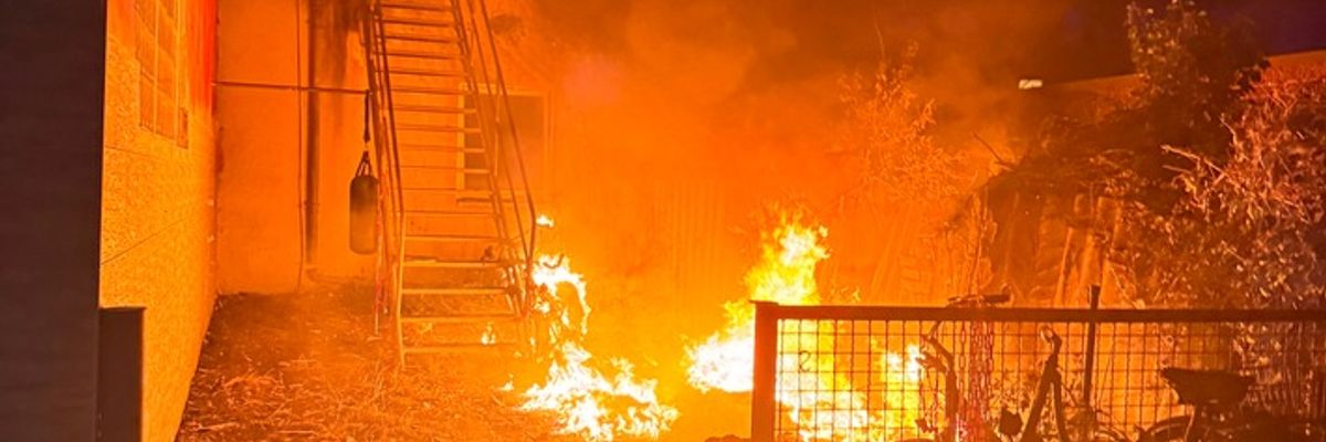 FW Datteln: Gewerbebrand am Möllerskamp