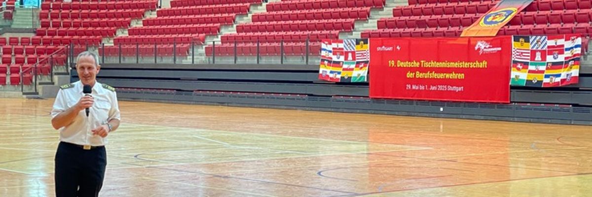 FW Stuttgart: 19. Deutsche Tischtennismeisterschaften der Berufsfeuerwehren in Stuttgart