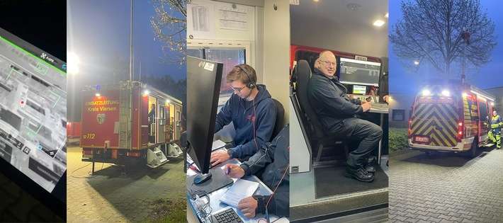 FFW Schwalmtal: Zusammenarbeit im Fokus: ELW-Gruppen aus Schwalmtal und dem Kreis Viersen üben gemeinsam in Kempen