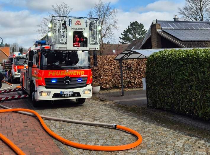 FW Norderstedt: Kellerbrand im Rubensweg
