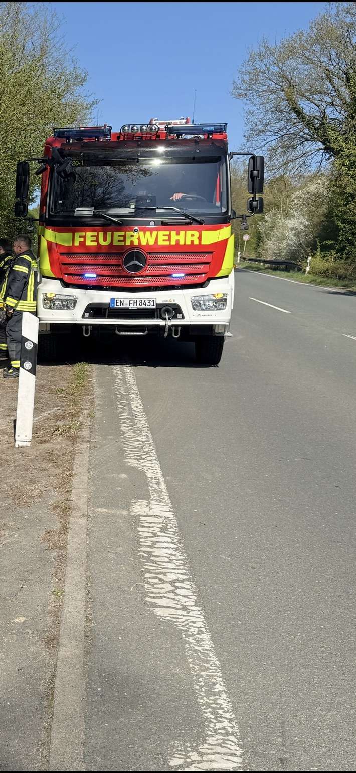 FW-EN: Unfall zwischen Krad und Radfahrer