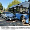 FW-M: Unfall mit Bus endet glimpflich (Trudering-Riem)