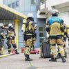 FW-E: Feuer im Labor der Universität - eine verletzte Person