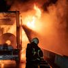 FW-MK: Brennender Sattelzug am Stenglingser Weg