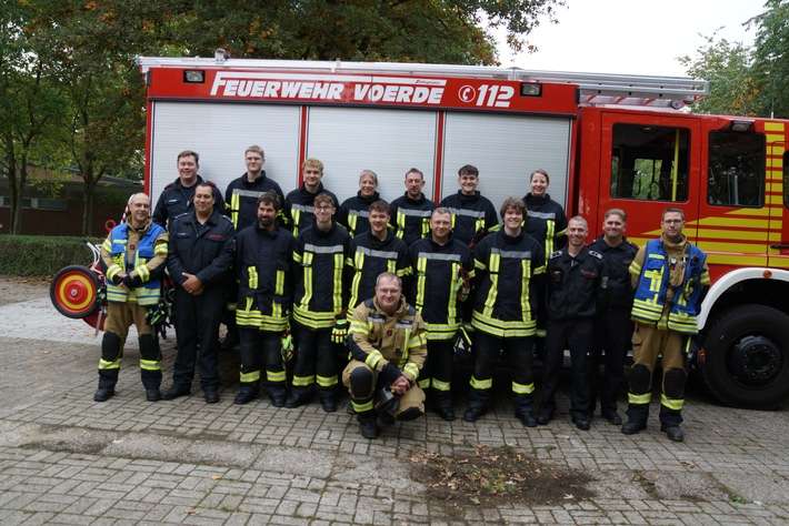 FW Voerde: Herzlichen Glückwunsch zur bestandenen Prüfung