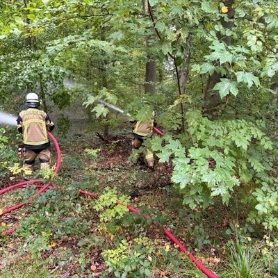 FW-Stormarn: Feuerwehren und Kreis Stormarn Propen Waldbrand mit 180 Einsatzkräften