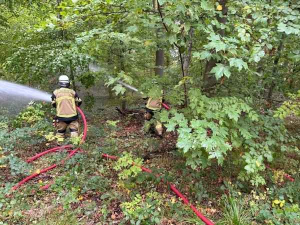 FW-Stormarn: Feuerwehren und Kreis Stormarn Propen Waldbrand mit 180 Einsatzkräften