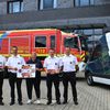 FW-MH: Neuer Feuerwehr-Bastelbogen zum 25-jährigen Jubiläum vorgestellt