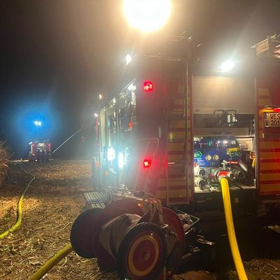 FW Voerde: Mit der Kreisbereitschaft zum Waldbrand in Sonsbeck
