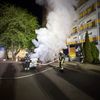 FW-MK: Nächtlicher Brand an einem Gebäude am "Sonnenweg"