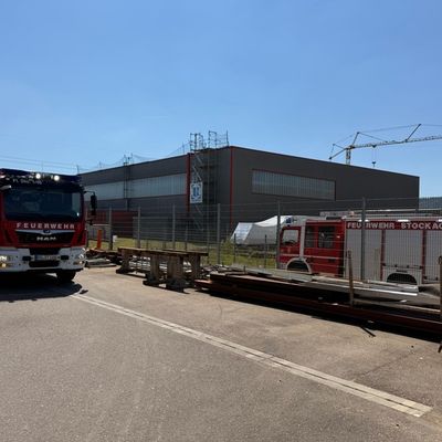 FW Stockach: Brand einer Absauganlage in einem holzverarbeitenden Betrieb