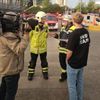 KFV Sigmaringen: Brand auf dem Firmengelände eines Entsorgungsfachbetriebes in Bad Saulgau