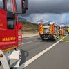 FW-Heiligenhaus: Lkw-Brand auf der A44 - Feuerwehr löscht brennende Fahrerkabine