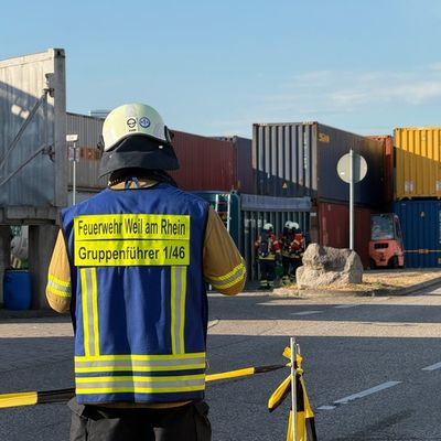 Feuerwehr Weil: Feuerwehreinsatz am Umschlagbahnhof