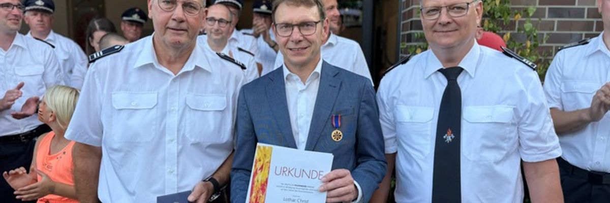 FW-WRN: Löschgruppe Langern feierte rund gelungenes Feuerwehrfest
