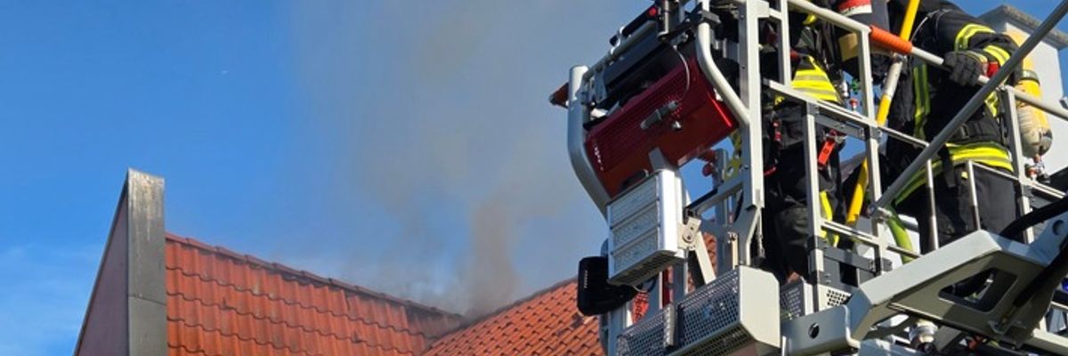 FW Datteln: Dachstuhlbrand