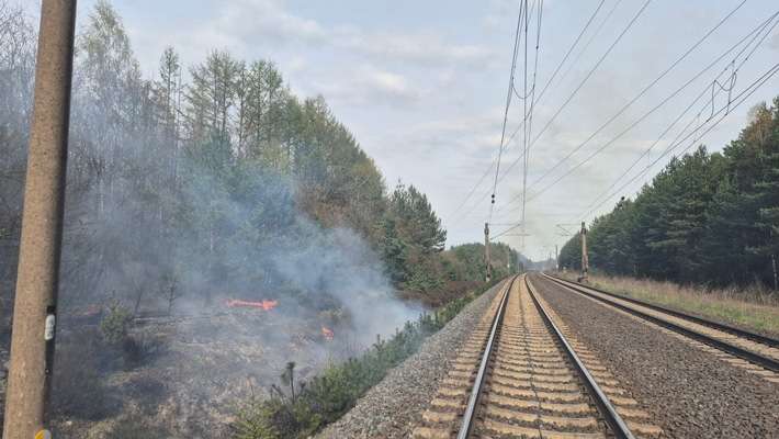 FW Südheide: Böschungsbrand an der Bahnstrecke zwischen Unterlüß und Suderburg