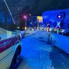 FW Ratingen: Verkehrsunfall auf dem Bahnübergang Auermühle: PKW von Bahn erfasst