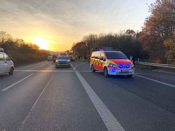 FW Minden: Verkehrsunfall auf B65