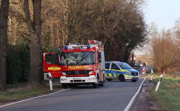 FW Gangelt: Zwei Verletzte bei Motorradunfall