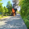 FW-E: Bagger brennt vollständig aus - starke Verkehrseinschränkungen in Essen-Bergeborbeck