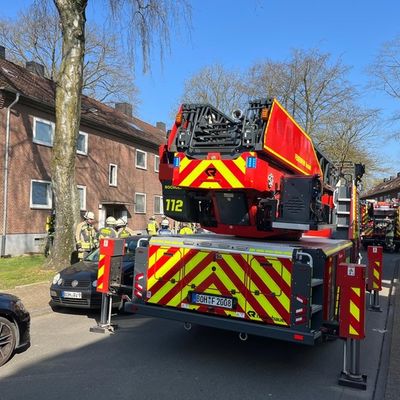 FW Bocholt: Feuer im Keller eines Mehrfamilienhauses