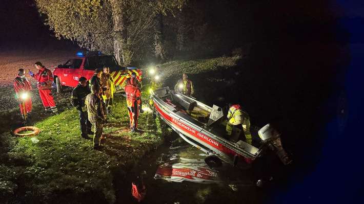 FW-MK: Person in der Ruhr - Einsatz in der Nacht zu Sonntag