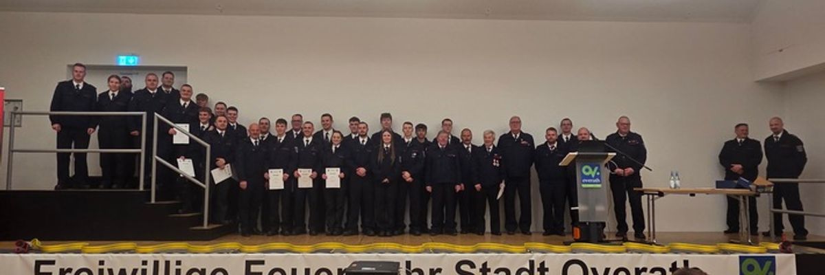 FW Overath: Wehrversammlung der Freiwilligen Feuerwehr der Stadt Overath