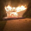 FW-GE: Brand im Musikpavillon des Stadtgartens
