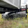 FW-GLA: Schwerer Verkehrsunfall: Pkw schleudert gegen Mobilfunksendemast