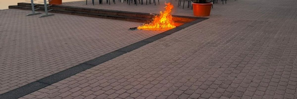 FW Xanten: Kleinbrand an der Südsee
