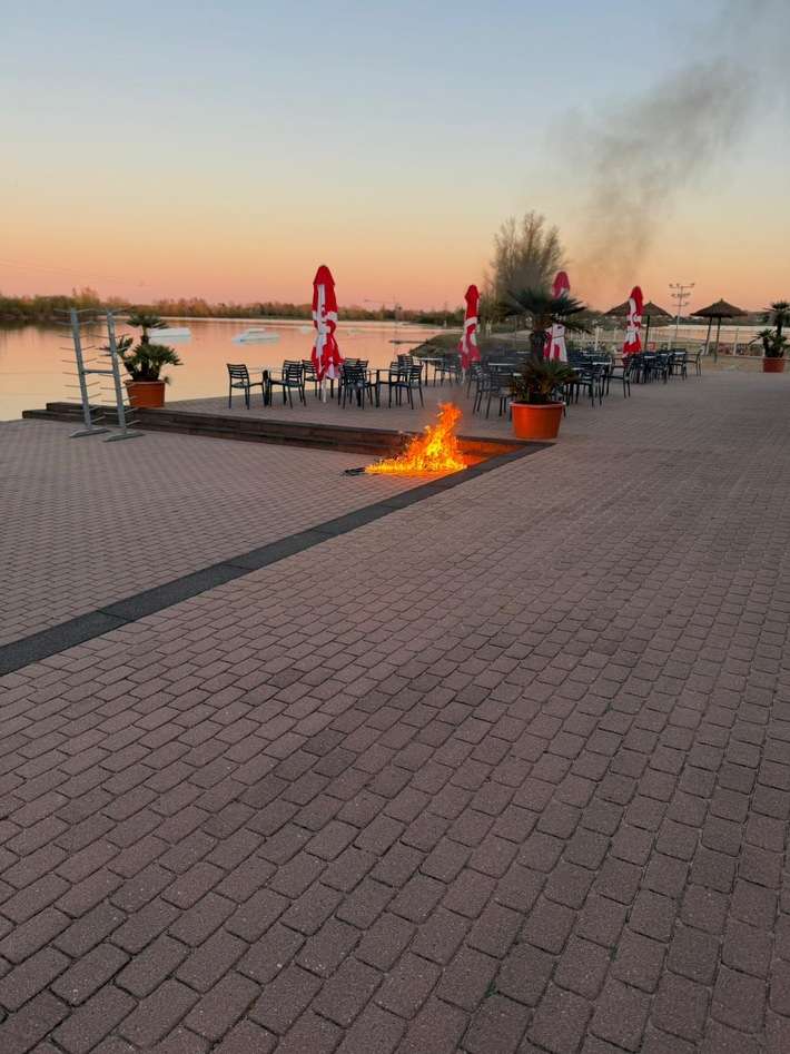 FW Xanten: Kleinbrand an der Südsee