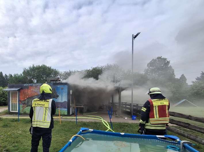 FW-BN: Brand in Vereinsheim