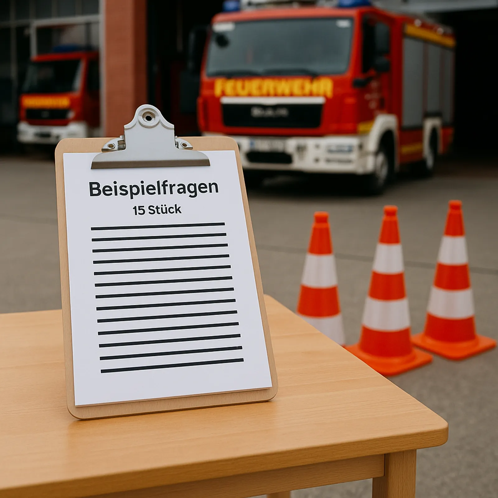 Feuerwehr-Quiz Staffellauf