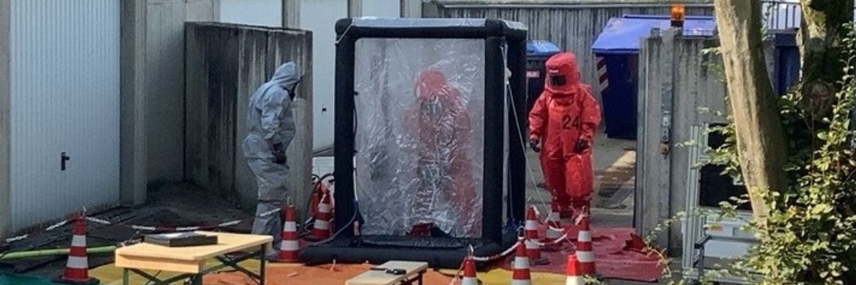 FW-GE: Chlorgasaustritt im öffentlichen Schwimmbad - Undichtigkeit erfolgreich behoben
