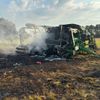 FW-ROW: Presse auf Feld in Vollbrand