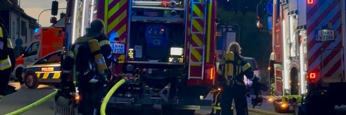 FW-EN: Brand in Gebäude in Niedersprockhövel