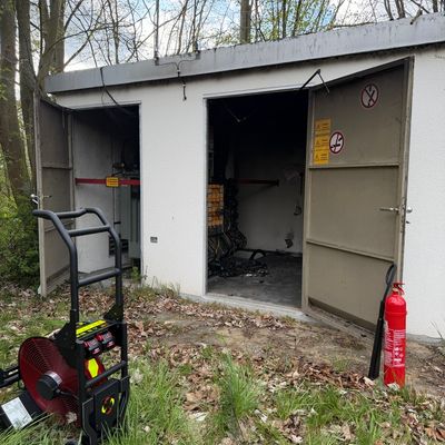 FW Helmstedt: Brennt Transformatorenhaus