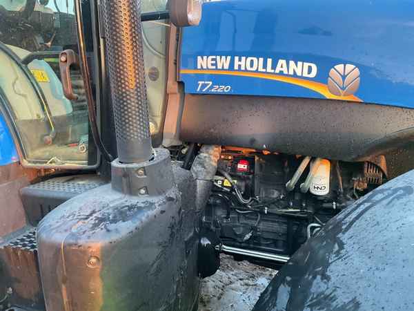 FW Alpen: Traktor fing Feuer