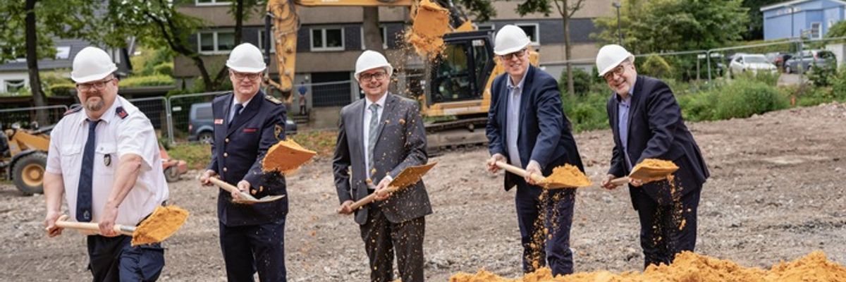 FW-E: Neubau der Feuerwache Werden/Heidhausen startet mit symbolischem Spatenstich