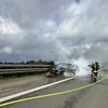 FW-RS: PKW Brand auf der A1 Fahrtrichtung Köln
