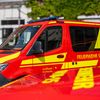 FW Stuttgart: Vollbrand eines PKW - Rauchsäule weithin sichtbar