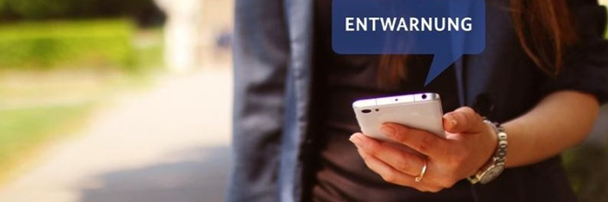 FW Beverungen: Neue Entwarnungsfunktion bei Cell Broadcast / Feuerwehr Beverungen informiert