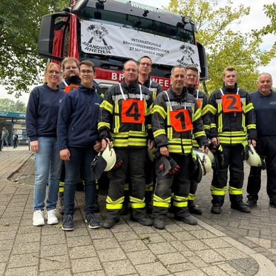FW-KLE: Freiwillige Feuerwehr Bedburg-Hau überzeugt bei internationalem Wettkampf - Platz 4 in Rheden (NL)
